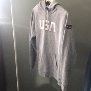 North Face grey USA hoodie - women’s XL